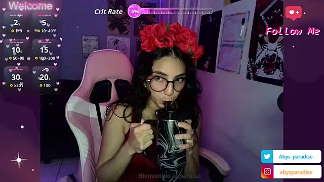 Snapshot of Abysparadise chatting on March 2026 04:18:01 AM Abysparadise online show from March 2026 04:18:01 AM