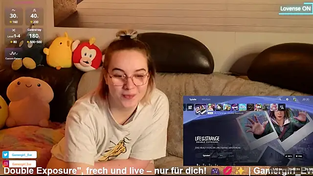 Snapshot of GamerGirl_Eve chatting on January 2025 07:21:01 PM GamerGirl Eve online show from January 2025 07:21:01 PM