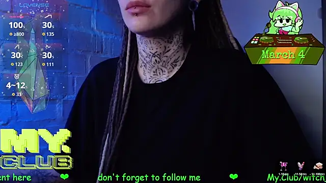 Witch Emma online show from March 2026 10:43:01 AM