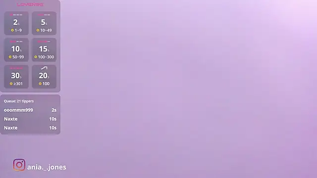 Snapshot of Ania_jones chatting on December 2024 11:10:02 PM Ania jones online show from December 2024 11:10:02 PM